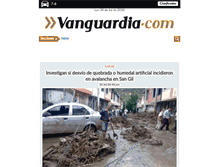 Tablet Screenshot of m.vanguardia.com